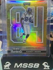 Randy Moss [Gold] #BTN-12 Football Cards 2020 Panini Playoff Behind the Numbers Prices