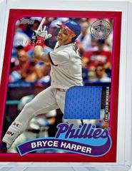 Bryce Harper [Red] Baseball Cards 2024 Topps 1989 Relic Prices