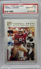 Terrell Owens #97 Football Cards 2000 Topps Gallery Prices