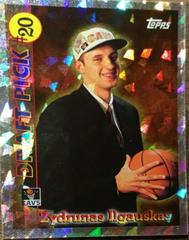 Zydrunas Ilgauskas #DP20 Basketball Cards 1996 Topps Draft Redemption Prices