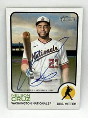 Nelson Cruz #ROA-NC Baseball Cards 2022 Topps Heritage Real One Autographs Prices