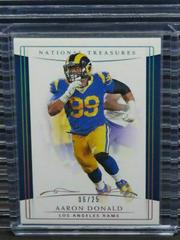 Aaron Donald [Holo Silver] #53 Football Cards 2018 National Treasures Prices