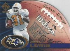 Jamal Lewis #2 Football Cards 2000 Pacific Private Stock Signings Prices