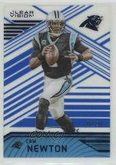 Cam Newton [Blue] Football Cards 2016 Panini Clear Vision Prices