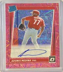 Adonis Medina [Pink Velocity] #RRS-AM Baseball Cards 2021 Panini Donruss Optic Rated Rookie Signatures Prices