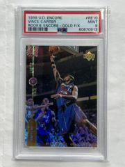Vince Carter [Gold F/X] #146 Basketball Cards 1998 Upper Deck Encore Prices