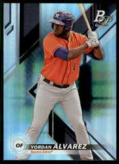 Yordan Alvarez [Blue] Baseball Cards 2019 Bowman Platinum Top Prospects Prices