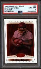 Clinton Portis [Red Hot] Football Cards 2004 Fleer Hot Prospects Prices