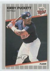 Kirby Puckett #124 Baseball Cards 1989 Fleer Glossy Prices