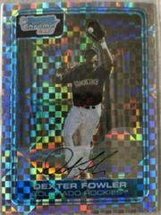 Dexter Fowler [Xfractor] #BC182 Baseball Cards 2006 Bowman Chrome Prospects Prices