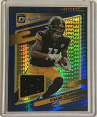 Chase Claypool [Blue Hyper] Football Cards 2021 Panini Donruss Optic Threads Prices