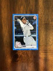Aaron Judge [Blue] #2 Baseball Cards 2020 Bowman Prices