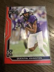 Quentin Johnston [Red] #B1-10 Football Cards 2023 Leaf Draft V1 Prices