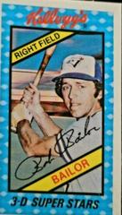 Bob Bailor #16 Baseball Cards 1980 Kellogg's Prices