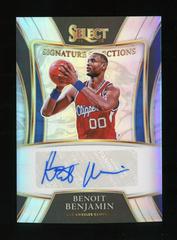 Benoit Benjamin Basketball Cards 2021 Panini Select Signature Selections Prices