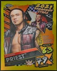 Damian Priest [Yellow] Wrestling Cards 2021 Topps Slam Attax Chrome WWE Prices