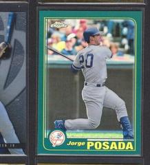 Jorge Posada [Retrofractor] #95 Baseball Cards 2001 Topps Chrome Prices
