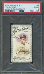 Lou Gehrig [Mini Black Border] #41 Baseball Cards 2014 Topps Allen & Ginter Prices