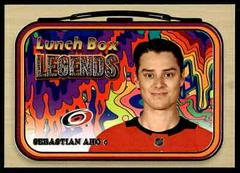 Sebastian Aho [Gold] #LB-18 Hockey Cards 2022 Upper Deck Lunch Box Legends Prices