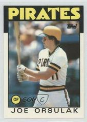 Joe Orsulak Baseball Cards 1986 Topps Tiffany Prices