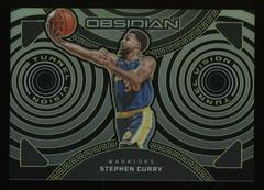 Stephen Curry [Yellow] #14 Basketball Cards 2022 Panini Obsidian Tunnel Vision Prices