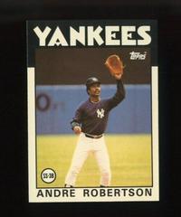 Andre Robertson #738 Baseball Cards 1986 Topps Tiffany Prices