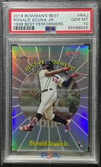 Ronald Acuna Jr. Baseball Cards 2018 Bowman's Best 1998 Performers Prices