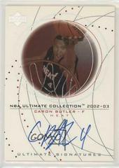 Caron Butler #CB-S Basketball Cards 2002 Ultimate Collection Signatures Prices