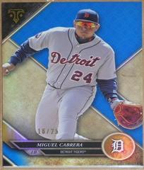 Miguel Cabrera [Sapphire] #12 Baseball Cards 2017 Topps Triple Threads Prices
