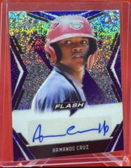 Armando Cruz [Purple] #BA-AC2 Baseball Cards 2020 Leaf Flash Autographs Prices