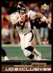 John Elway [Exclusives Silver] #65 Football Cards 1999 Upper Deck Prices