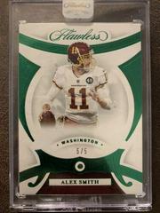 Alex Smith [Emerald] #61 Football Cards 2020 Panini Flawless Prices
