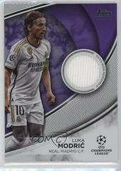 Luka Modric [Purple Foilboard] #TS-LC Soccer Cards 2023 Topps UEFA Club Superstar Relic Prices