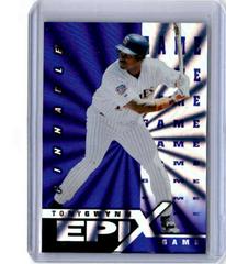 Tony Gwynn [Game Purple] #E9 Baseball Cards 1998 Pinnacle Epix Prices