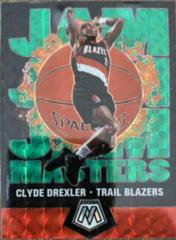 Clyde Drexler Green Mosaic #4 Basketball Cards 2019 Panini Mosaic Jam Masters Prices