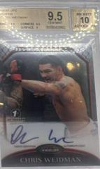 Chris Weidman Ufc Cards 2011 Finest UFC Autographs Prices