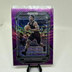 Scoot Henderson [Purple Wave] #24 Basketball Cards 2023 Panini Prizm Draft Picks Prices