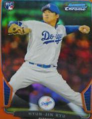 Hyun Jin Ryu [Purple Refractor] Baseball Cards 2013 Bowman Chrome Mini Prices