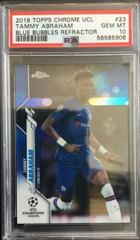 Tammy Abraham [Blue Bubbles Refractor] Soccer Cards 2019 Topps Chrome UEFA Champions League Prices