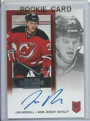 Jon Merrill [Looking Right Autograph] Hockey Cards 2013 Panini Contenders Prices