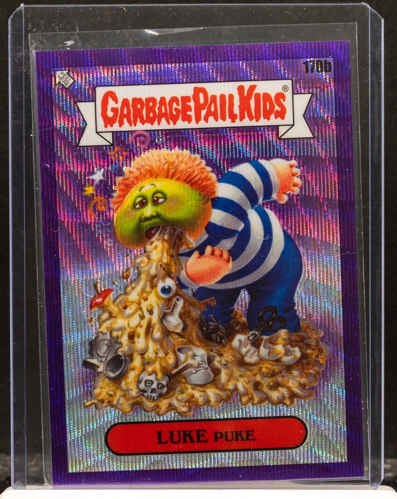 LUKE Puke [Purple Wave Refractor] #170b 2022 Garbage Pail Kids Chrome