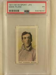 Eddie Plank Baseball Cards 1911 M116 Sporting Life Prices