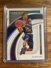 Ja Morant #4 Basketball Cards 2022 Panini Immaculate Collection Collegiate Prices