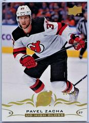 Pavel Zacha [High Gloss] #113 Hockey Cards 2018 Upper Deck Prices