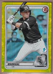 Nick Madrigal [Yellow Foil] #BFE-101 Baseball Cards 2020 Bowman 1st Edition Prices