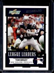 Tom Brady [Scorecard] #350 Football Cards 2004 Panini Score Prices