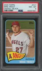 Mike Trout [Black] Baseball Cards 2020 Topps Choice Prices