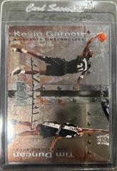Kevin Garnett, Tim Duncan #5 of 15 R Basketball Cards 1999 Metal Rivalries Prices