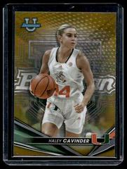 Haley Cavinder [Gold] #13 Basketball Cards 2022 Bowman University Best Prices