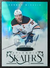 Connor McDavid [Green] Hockey Cards 2022 Upper Deck Stature Splendid Skaters Prices